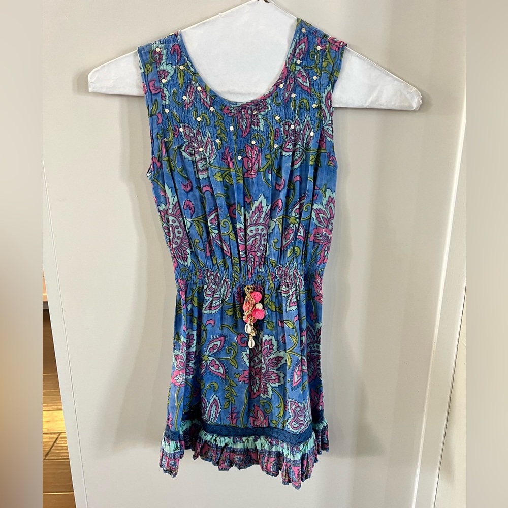 Alicia Bell dress with shell tassels